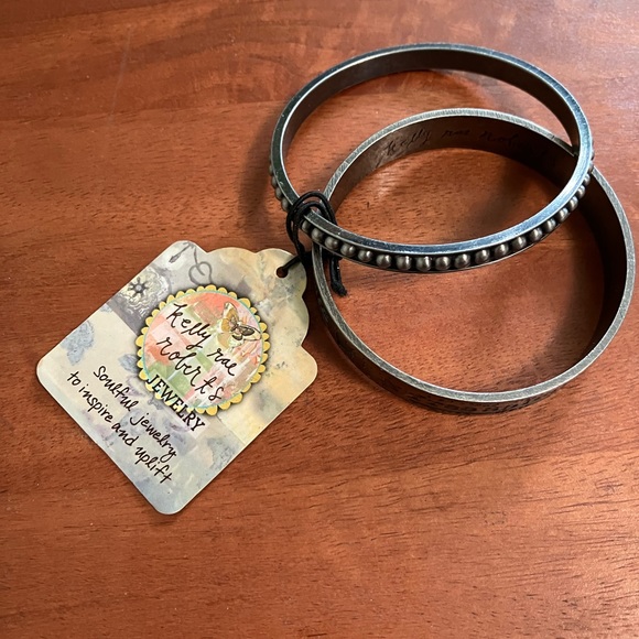 Kelly Rae Roberts Message Bangle Set - Picture 2 of 6